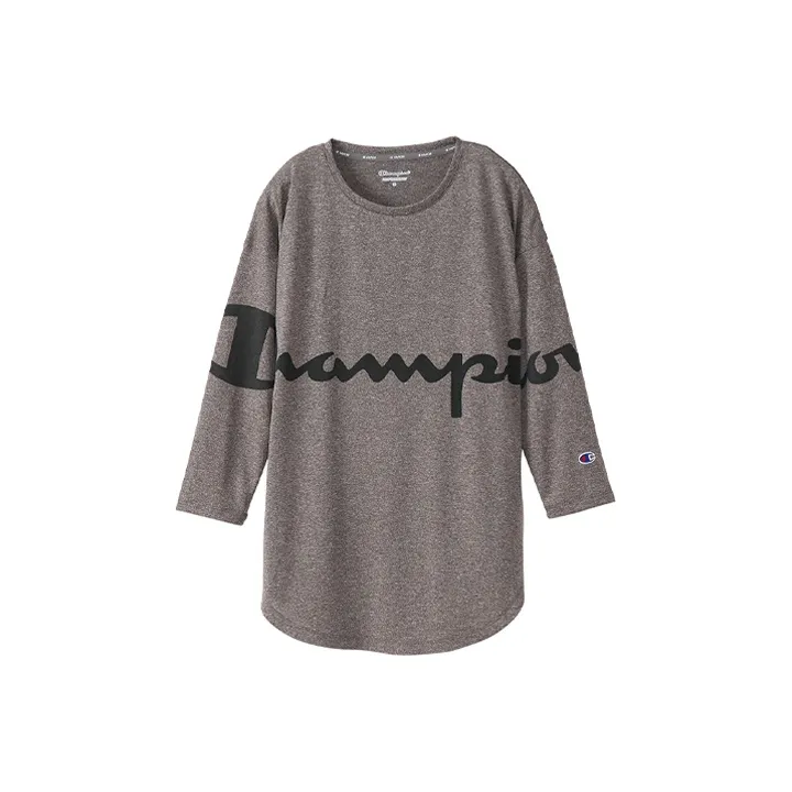Champion Straight Long-Sleeved T-Shirt Japan Version Women's-6