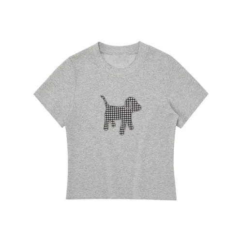 Ning Cai Yuer T Shirt Women's Gray