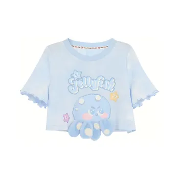 SNBL Crop Tops Women's Blue