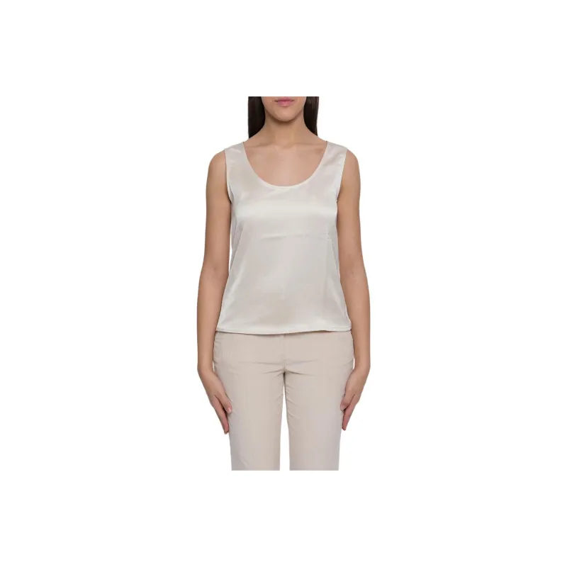 WEEKEND MaxMara Tank Top Women's Ecru-0