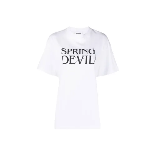 Soulland 화이트 여성 티셔츠