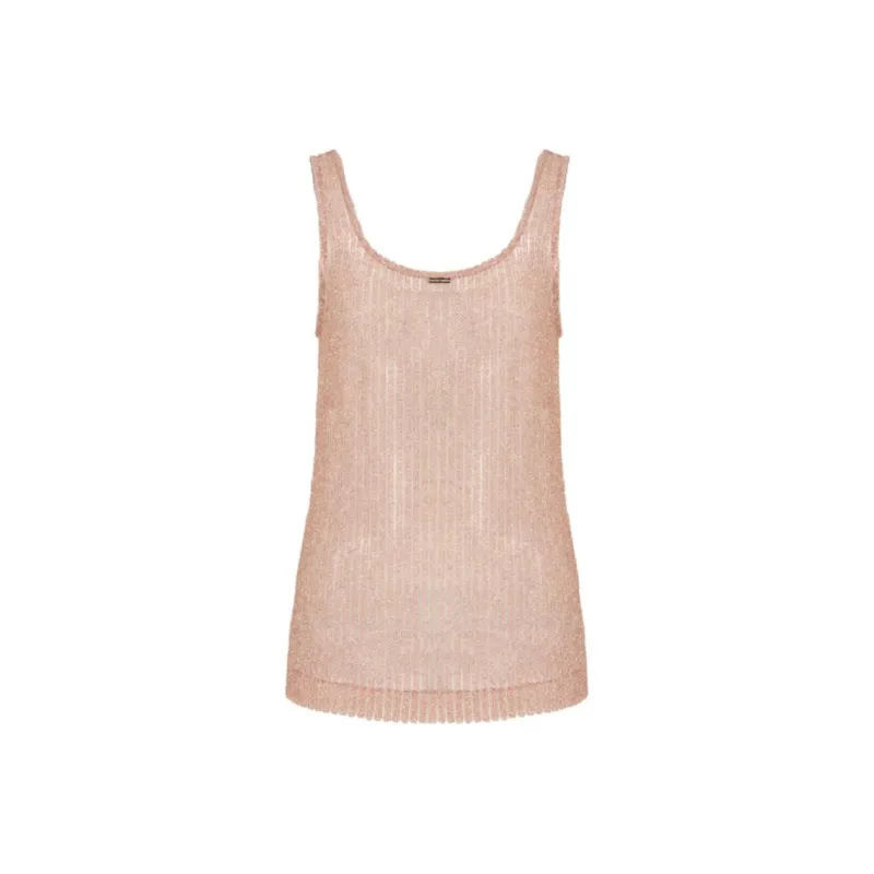 EMPORIO ARMANI Tank Top Women's Pink-0