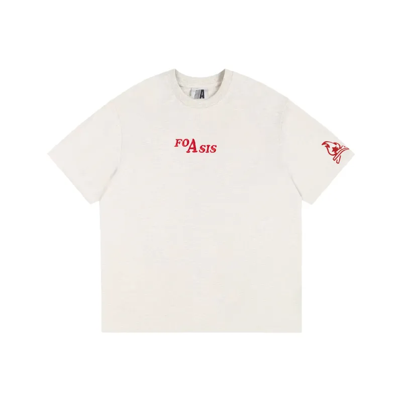 FOASIS Drop Shoulder Sleeve T Shirt Unisex-15