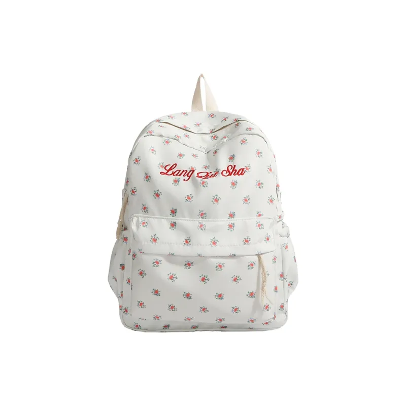 MOK Nylon Fabric Backpack Women's Multicolor-0