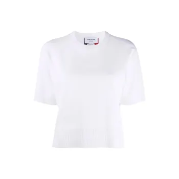 THOM BROWNE Rwb Intarsia knit Top