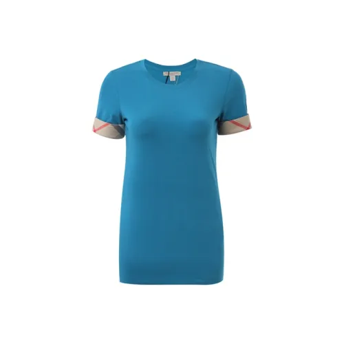 Burberry T Shirts Women's Lake Blue