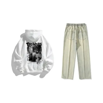 YooMore Sweatshirt Sets Unisex