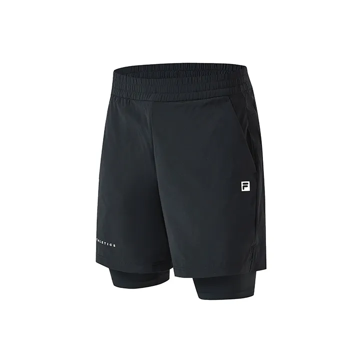 FILA Latte Girl 3.0 Sports Shorts Men Pitch Black-0
