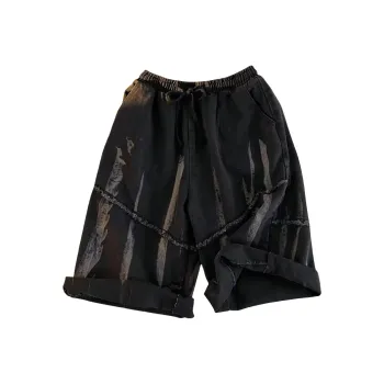 SIFLYTO Denim Shorts Unisex Black