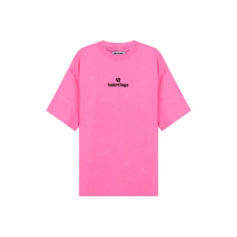 Balenciaga SS21 T-Shirt Women's Pink-0