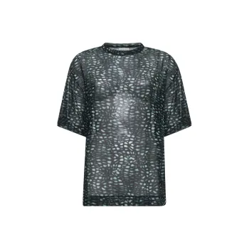 DRIES VAN NOTEN Floral Printed Crewneck T Shirt