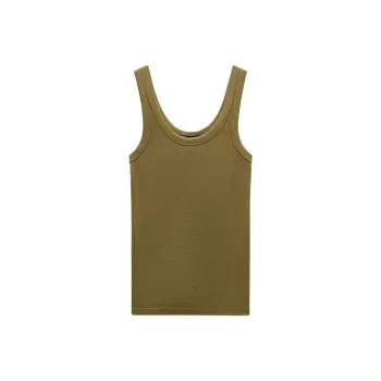 ZARA Tank Top Women's Olive Green