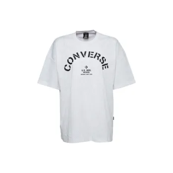 Converse Areca Palm Mesh Boxy T Shirts Women's White