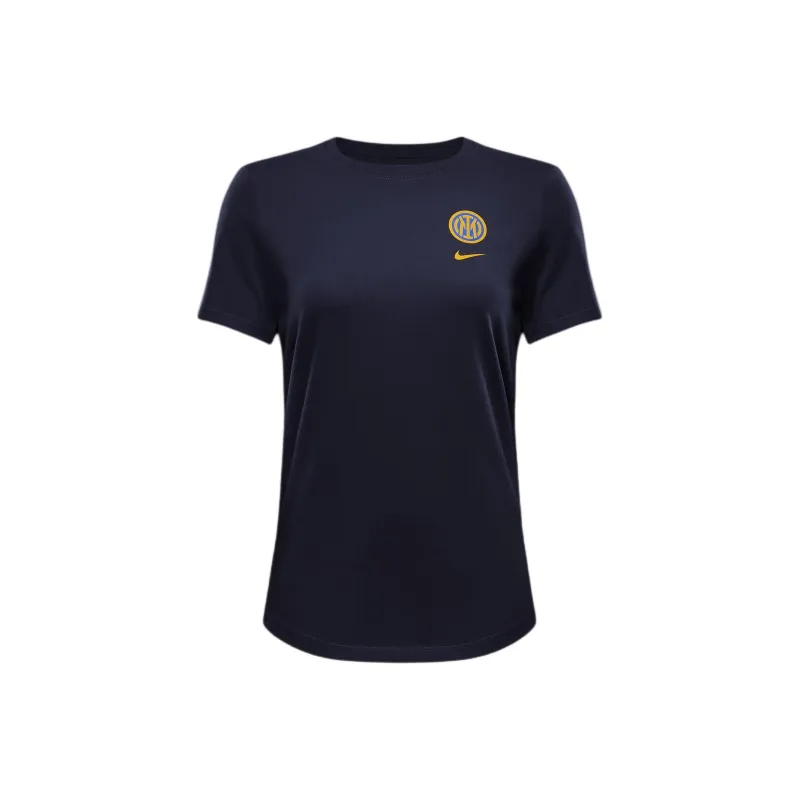 Nike Inter Milan T-Shirt Women's Black Blue-0