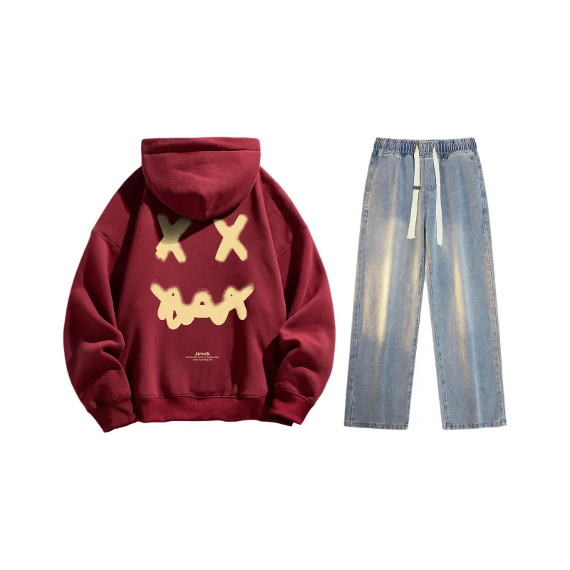 Airwalk Sweatshirt Sets Unisex-44