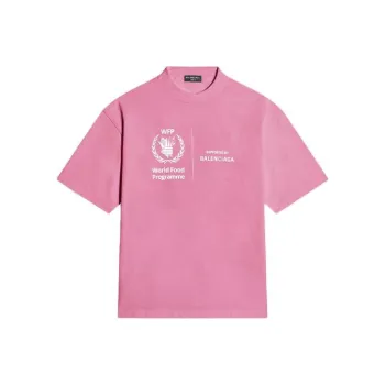 Balenciaga Wpf T Shirt 'Pink/White'