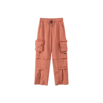 NO ONE ELSE Casual Pants Unisex Dirty Orange