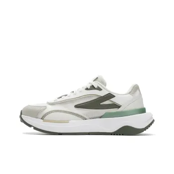 FILA PIONIERE Pioneer Wear resistant, Lightweight, Breathable, And Non slip. Low Top Training Shoes Men's White Green
