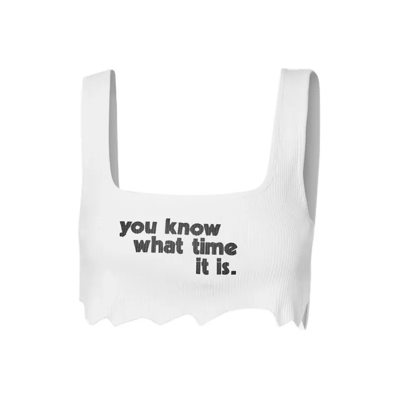 POSTER GIRL Tank Tops Women's White-0