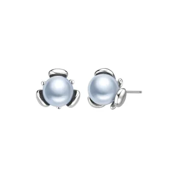 ME LUXE Pearl Stud Earrings, Classic And Versatile Women's