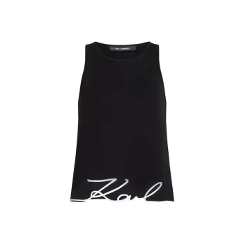 KARL LAGERFELD / Karl Lagerfeld Jeans Logo detail Top