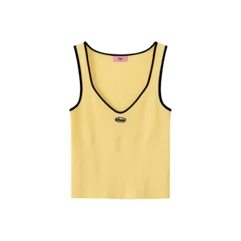 CHUU Tank Tops Women's Light Yellow