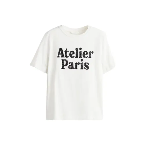 H&M T Shirts Women's White