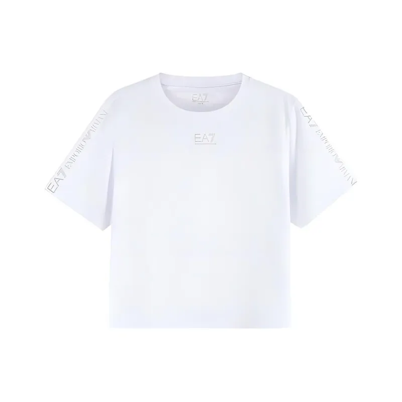 EMPORIO ARMANI EA7 SS23 T Shirt Women's White-0