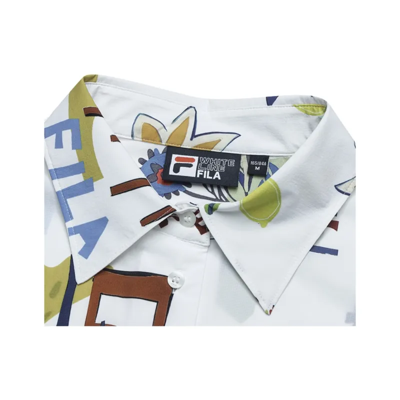FILA Lifestyle HERITAGE Polo Shirt Women's All Over Print-6
