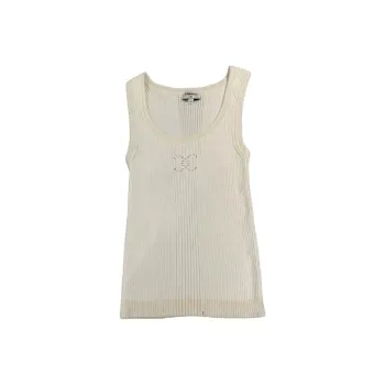 CHANEL Tank Tops Women's White
