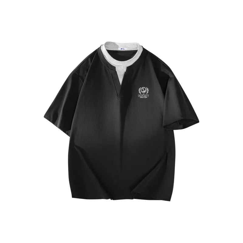 Warrior Huichao Cloud Sail Collection Drop Shoulder Sleeve T Shirt Unisex-1