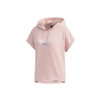 Adidas Neo Set in Sleeve T Shirt Women's Vibrant Pink