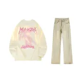 Light Apricot (Long-Sleeved)+Yellow Mud Jeans