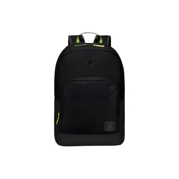 Wenger Polyamide Backpack Large Size Unisex Black And Charcoal Gray