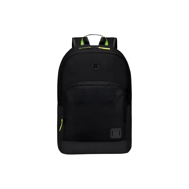 Wenger Polyamide Backpack Large Size Unisex Black And Charcoal Gray-0