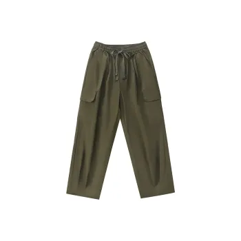 OX FREAK Casual Pants Unisex Army Green
