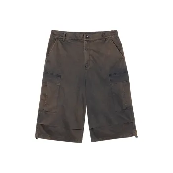 LOOKUN Casual Shorts Unisex Black