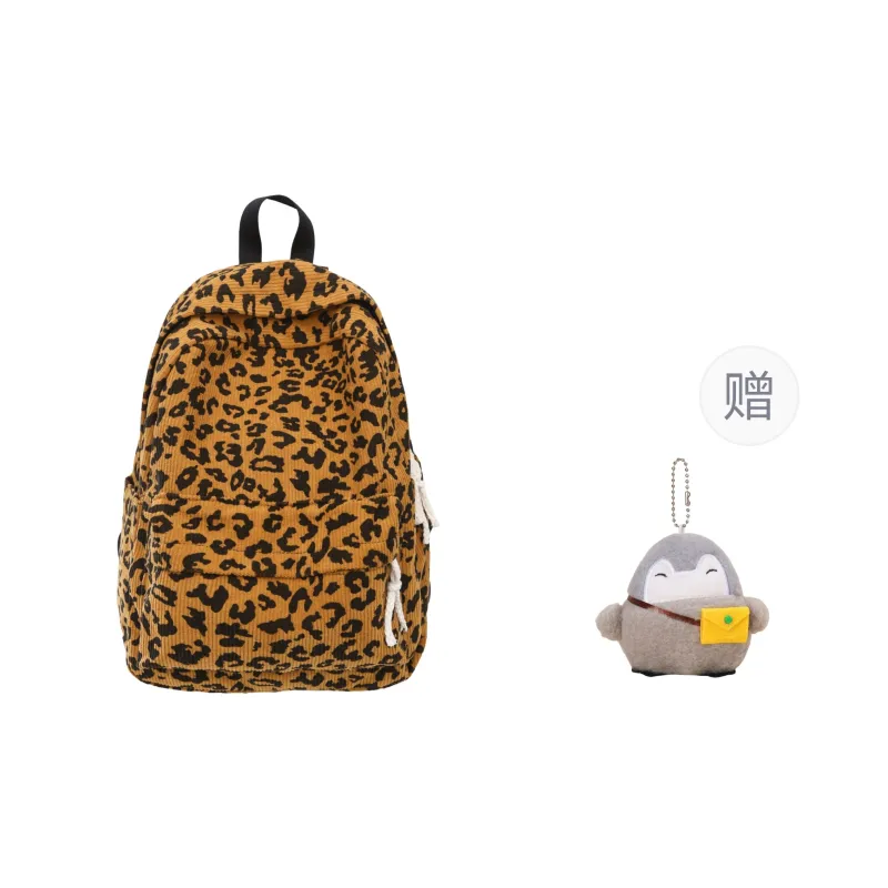 URBAN FOREST Corduroy Backpack Unisex Multicolor-11