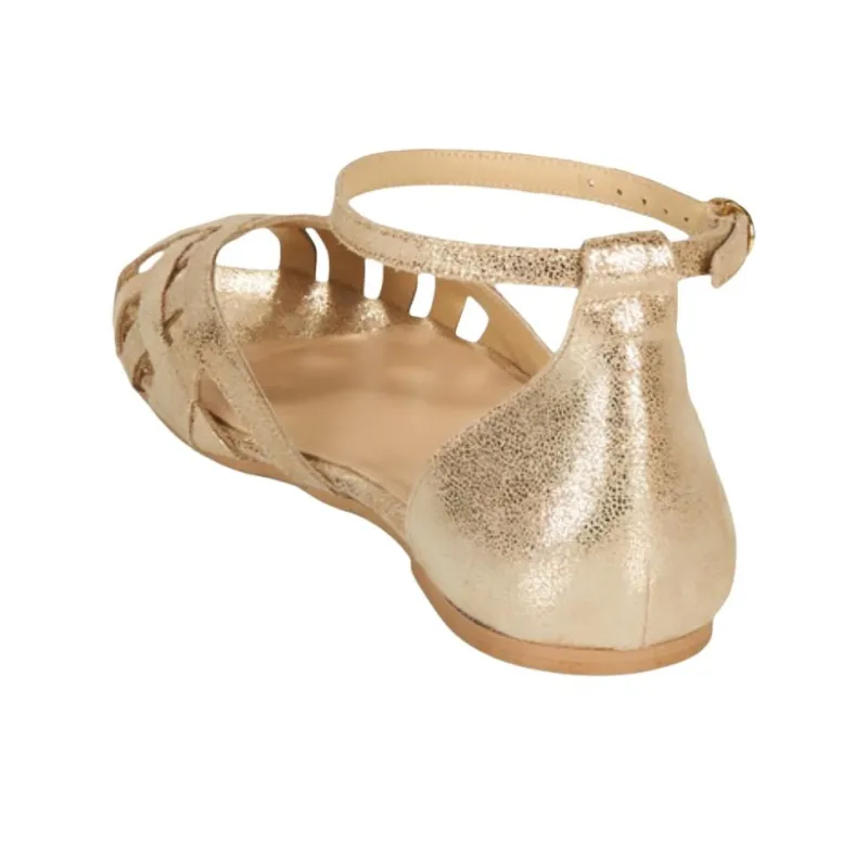JONAK Doo One Strap Sandals Women's Gold-4