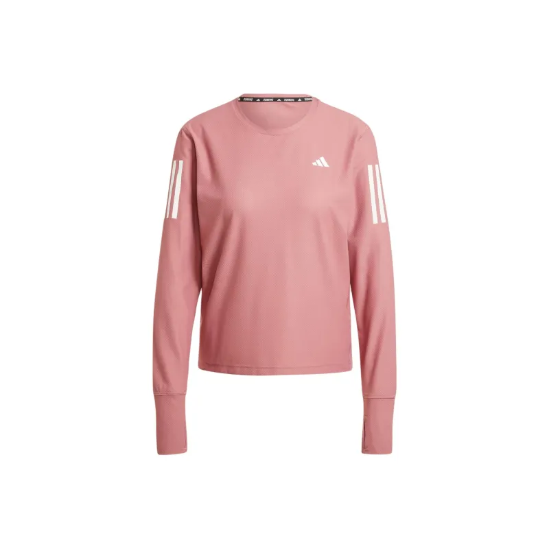 Adidas Free Shipping With AdiClub Own The Run Long Sleeve Tee-0