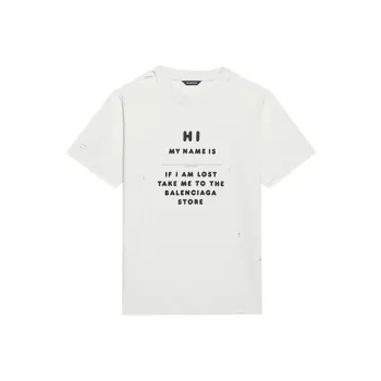 Balenciaga FW21 T Shirt Women's White