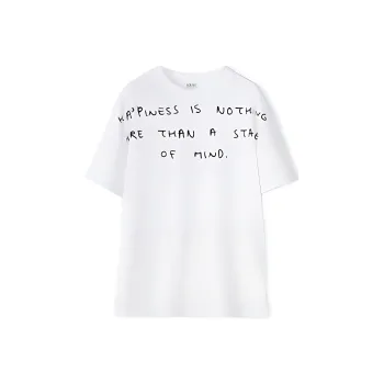 LOEWE Words Print T Shirt 'White'