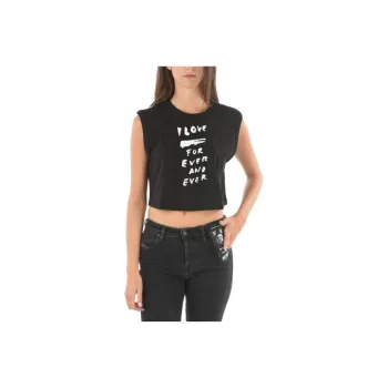 DIESEL Crop Tops Women's Black