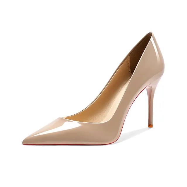 ROBINHOOD Castle Exclusive 3D Box Slim Heel High Heels Women's-14