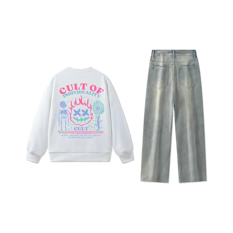 CULT OF INDIVIDUALITY Sweatshirt Sets Unisex-38
