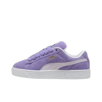 PUMA Suede XL Slip Resistant Cushioning Abrasion Resistant Low Top Skateboard Shoes Women's Lilac Purple