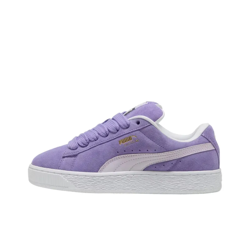PUMA Suede XL Slip Resistant Cushioning Abrasion Resistant Low Top Skateboard Shoes Women's Lilac Purple-0
