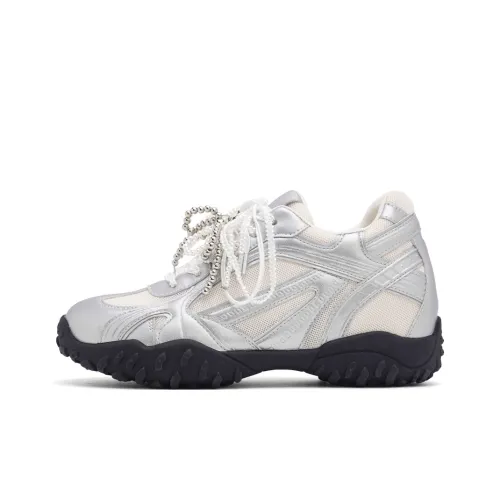 UNCLEWEN Eiffel Slip Resistant, Breathable, Height Increasing Low Top Chunky Sneakers Women's