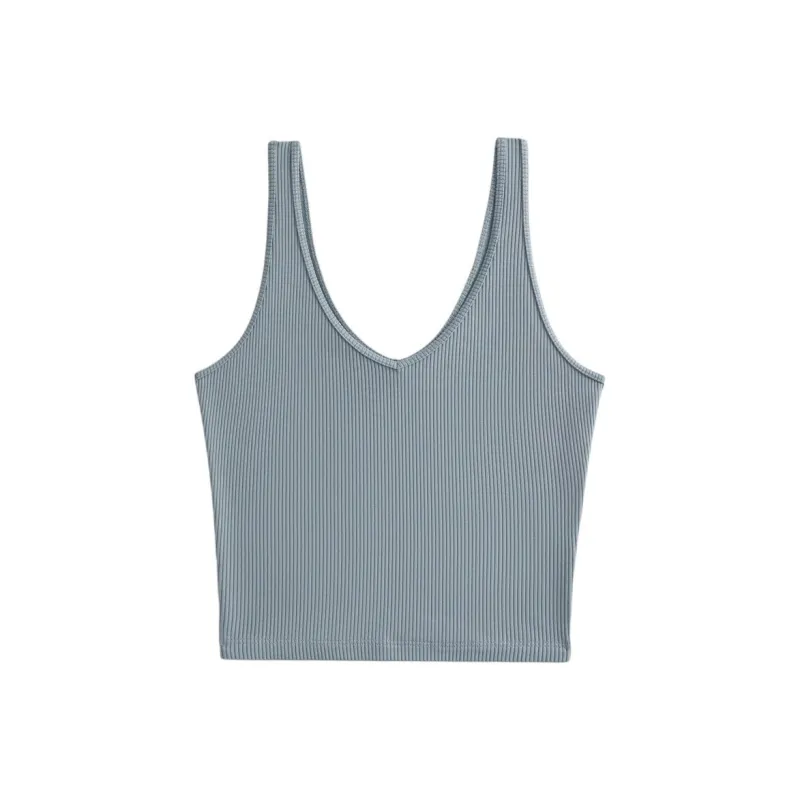 Hollister Tank Tops Women's Blue Gray-0