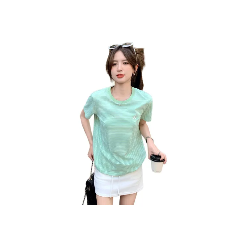 Tonlion T Shirt Women's Mint Green-0